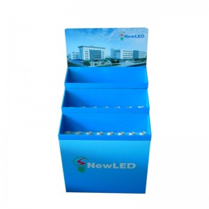 تجميعها بسهولة قرطاسية الورق المقوى نقطة من المبيعات الطابق عرض موقف الرف مع الصواني