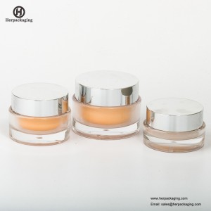 HXL213A جولة فاخرة جرة فارغة التجميل الاكريليك