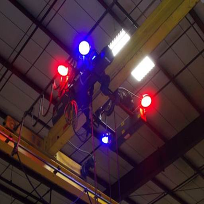 24 LED 9-60V بقعة زرقاء حمراء برج الخط العلوية كرين الخفيفة