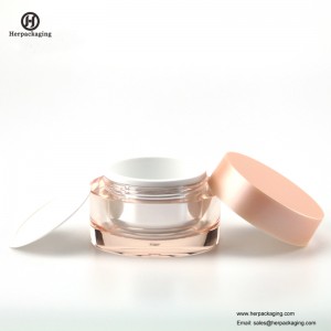 HXL238 الفاخرة جولة جرة فارغة الاكريليك التجميل