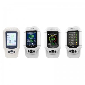 Dienmern DM502 المنزل الذكي جودة الهواء الليزر مراقب aqi / hcho / tvoc PM2.5 lcd الرقمية الفورمالديهايد الكاشف تستر محلل الغاز