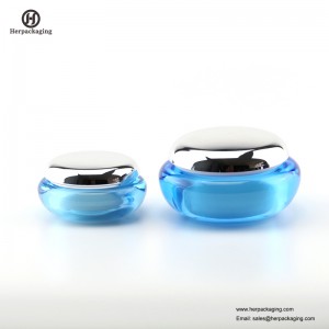 HXL226 جولة فاخرة جرة فارغة التجميل الاكريليك