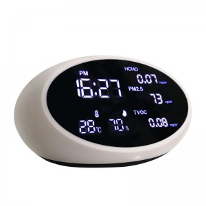 Dienmern PM2.5 Air Detector PM 10 كاشف الهواء مراقب محلل الغاز PM 1.0 مع TVOC AQI HCHO في الهواء الطلق