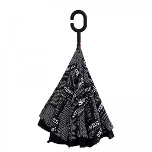 2019 مظلة المطر سيارة المقلوبة والعتاد عكس الزهور مظلة