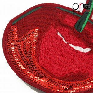 الكرز التطريز الترتر التصحيح