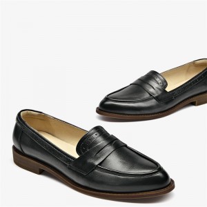 السيدات أحذية جلدية حقيقية