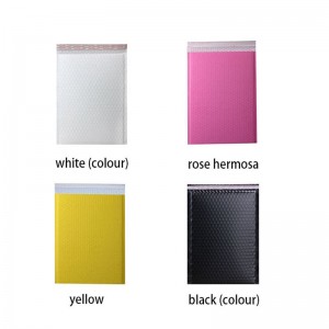 مخصص مطبوعة التعبئة والتغليف البلاستيكية فقاعة EnvelopesPink روز الذهب فقاعة كيس بولي ميلر