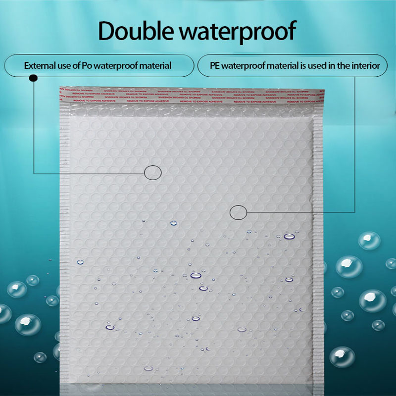 الجملة مغلفات بولي فقاعة بيضاء مغلفات / أكياس الشحن مبطن