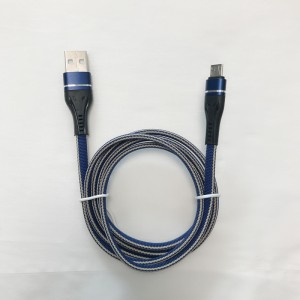 كابل بيانات USB مجزأ سريع الشحن من فليكس بيند الانحناء المتشابك بدون كابل USB صغير ، من النوع C ، شحن ومزامنة لايفون
