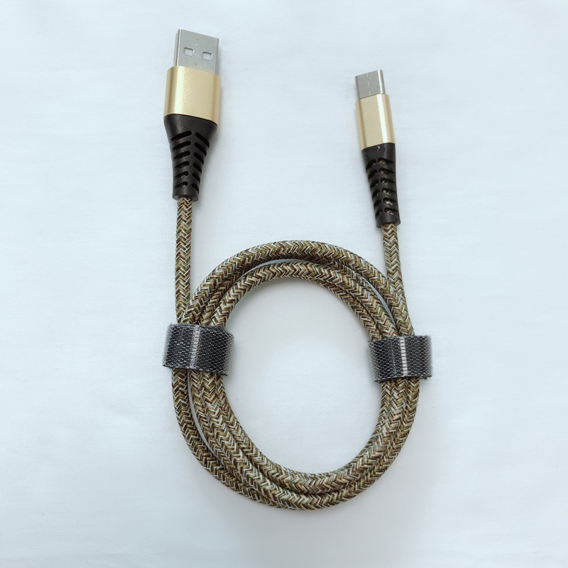 سعر جيد جديد مضفر فليكس الانحناء شحن سريع جولة الألومنيوم الإسكان كابل بيانات USB ل micro USB ، اكتب C ، تهمة البرق فون ومزامنة