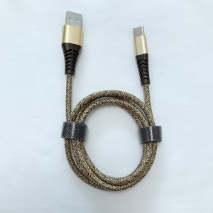 سعر جيد جديد مضفر فليكس الانحناء شحن سريع جولة الألومنيوم الإسكان كابل بيانات USB ل micro USB ، اكتب C ، تهمة البرق فون ومزامنة