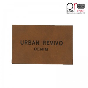 أزياء والجلود الملونة ملصقا hangtag عدد كبير