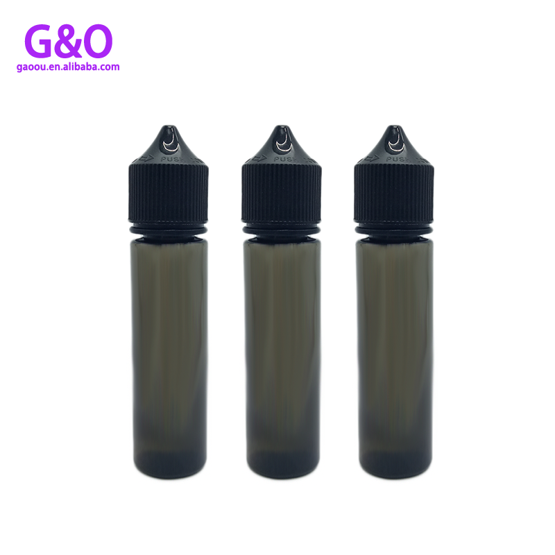 30ML 60ML 100ML زجاجة يونيكورن الأسود السمين الغوريلا V3 ه زجاجة من البلاستيك السائل القطارة 60ML جديد ه السائل قطرة يونيكورن زجاجات زجاجات vape
