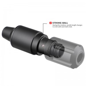 وصمة العار التصنيع باستخدام الحاسب الآلي FAULHABER موتور قصيرة القلم آلة الوشم القلم الروتاري الوشم 2019 نمط جديد CNC-M-Q2