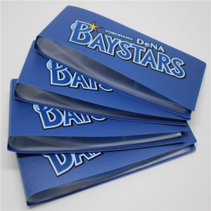 العرف تصميم مادة PP بطاقة حامل البطاقة كتاب