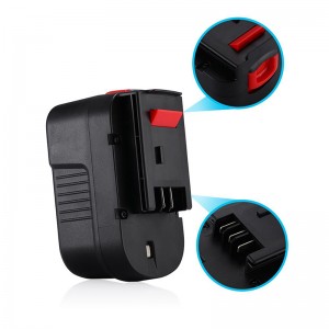 لبلاك أند ديكر A1714 ، A14 ، A14F ، A144 14.4V 2000mAh Ni-Cd بطاريات حفر كهربائية