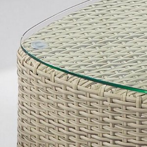 صغيرة 2 مقاعد ركن مجموعة الروطان حديقة أريكة