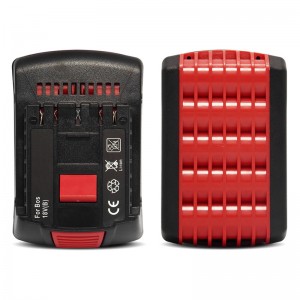 بطاريات ليثيوم أيون قابلة للشحن 18v 4000mAh لبوش BAT609 ، BAT609G