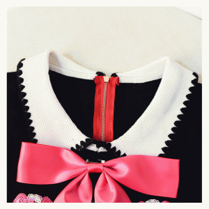 ملابس نسائية مخصص زهرة التطريز كنزة صوفية محبوك