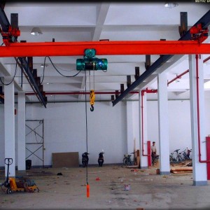 Underhung واحدة العارضة العلوية كرين