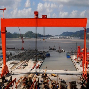 Double Girder Gantry Crane لبناء السفن