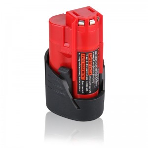 بطارية ليثيوم أيون 12V 2000mAh بطارية قابلة للشحن اللاسلكي أداة ميلووكي 48-11-2411 M12