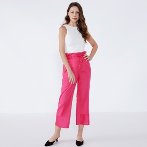 بلا أكمام المرأة أزياء بيضاء تصميم سيدة بلوزة رومانية خياطة قطع بلوزة من القطن