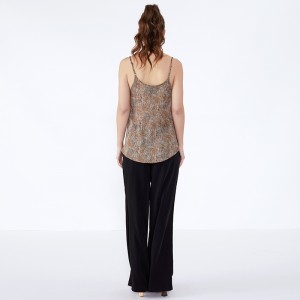 أحدث تصميم فضفاض الشارع الشهير السيدات بنطلون معطف أسود بانت JSDJ2516