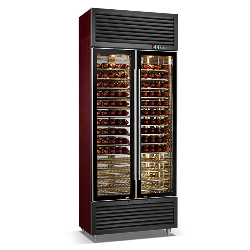 سلسلة جميلة عالية الكفاءة النبيذ برودة ضاغط 185W / 380W / 460W تبريد الهواء درجة حرارة واحدة