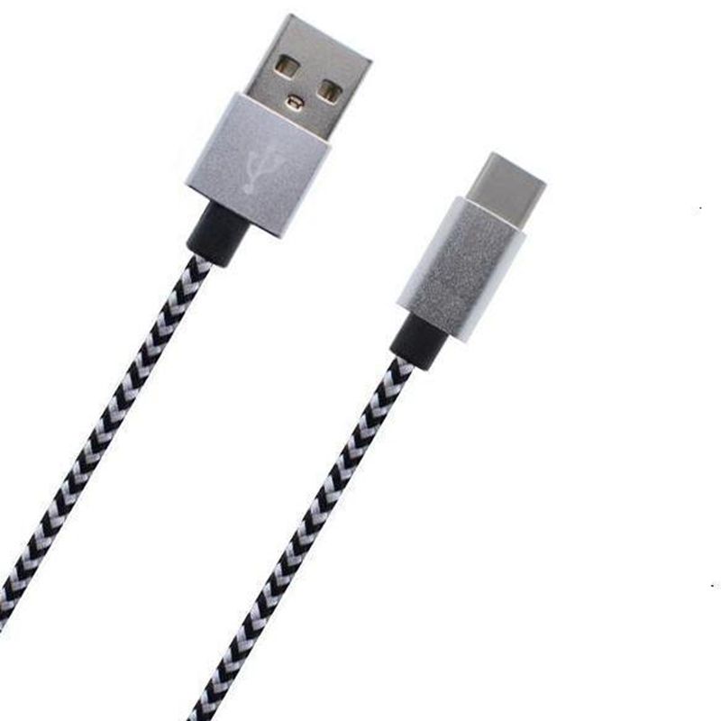 اكتب- C إلى USB كبل بيانات النايلون مضفر