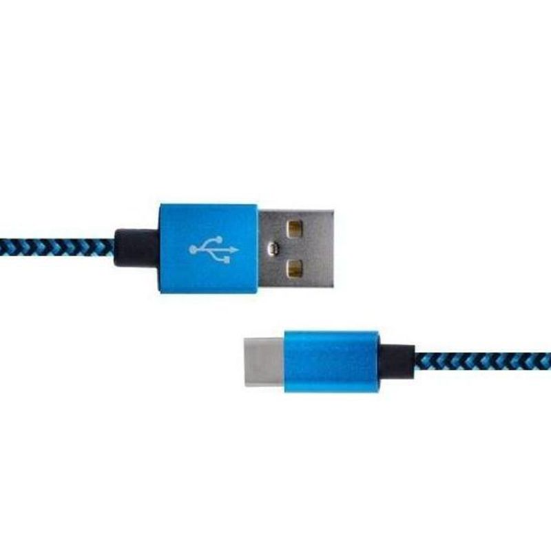 اكتب- C إلى USB نايلون briaded كبل البيانات