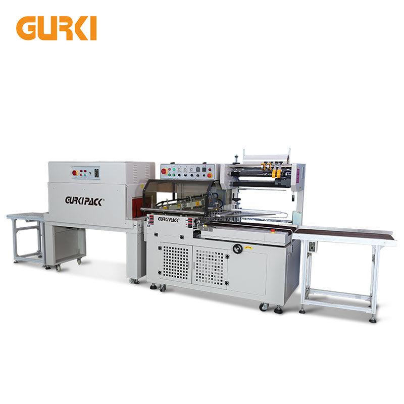 آلة تغليف تقليص النفق الحراري للمنتجات الصغيرة GPL-4535 + GPL-4525