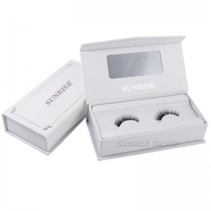 كتاب كرتون مخصص على شكل الإغلاق المغناطيسي تغليف رمش مربع العرض