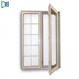 الجانب الأفقي فتح الجانب هونغ البيت بابية النوافذ لنظام البناء سوينغ