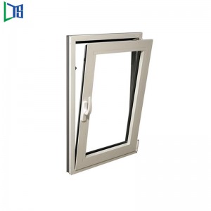 فائق عالي الأداء لتوفير الطاقة ستائر النوافذ المزدوج المزجج والميل بدوره الخشب الألومنيوم النافذة