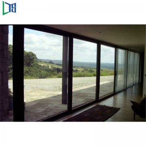 باب Starcker من الألومنيوم ينزلق مع زجاج مزدوج التزجيج As2047 قياسي لريسيندرايل أو دار الصف التجاري