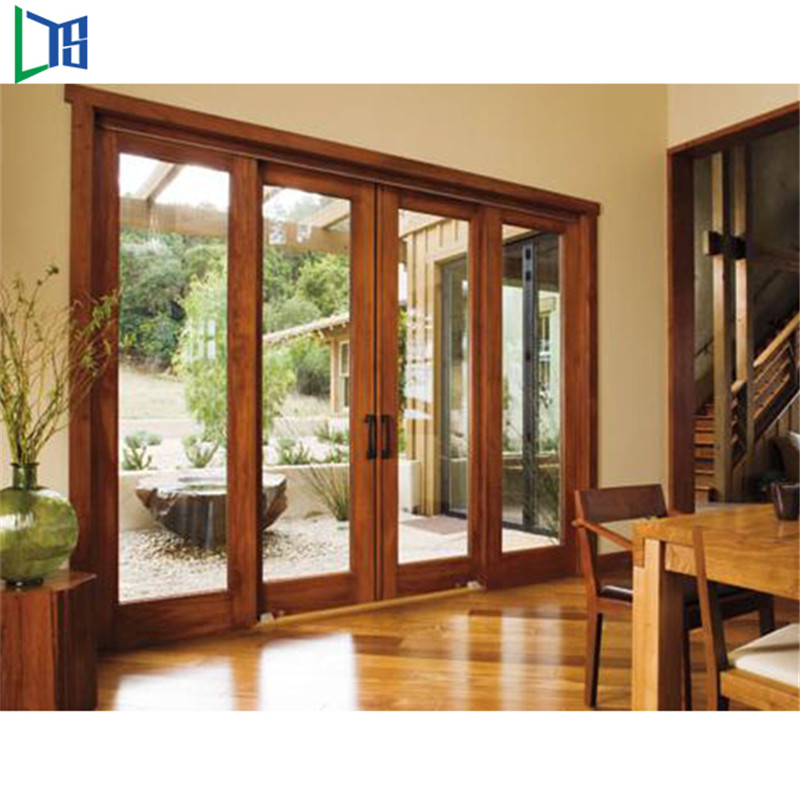 أستراليا نظام خشبي اللون الألومنيوم انزلاق الباب مع الأجهزة العلامة التجارية الألمانية للاستخدام التجاري البيت
