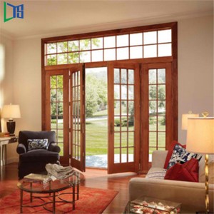 باب زجاجي زجاجي سوينغ مزدوج للمباني التجارية الصف مع مسحوق الطلاء