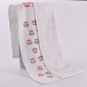 حلقة واحدة مطبوعة منشفة اليد