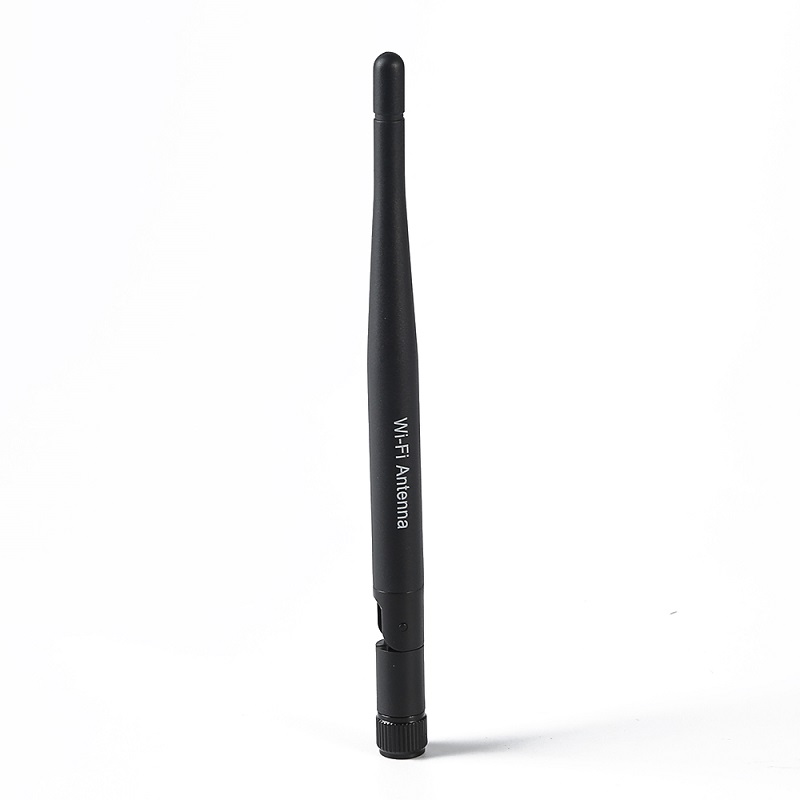 بطة مطاطية 3 ديسيبل 2.4GHz هوائي واي فاي مع موصل RP-SMA