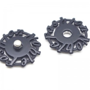 تجارة الجملة المخصصة للأزياء والملابس والاكسسوارات أزرار مجوهرات المفاجئة المعدنية 6