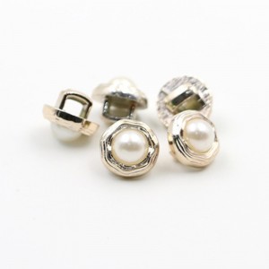 11MM زر DIY لؤلؤة منزلية قميص شيفون 11
