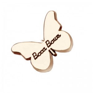 أزياء فراشة زر تصميم الملابس المعدنية زر عرقوب الذهب لمشط الثنية 13