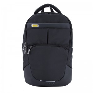 18SA-7476D عصري موضة الأسود جامعة كلية كتاب حزمة حقيبة كمبيوتر محمول حقيبة الظهر Daypack