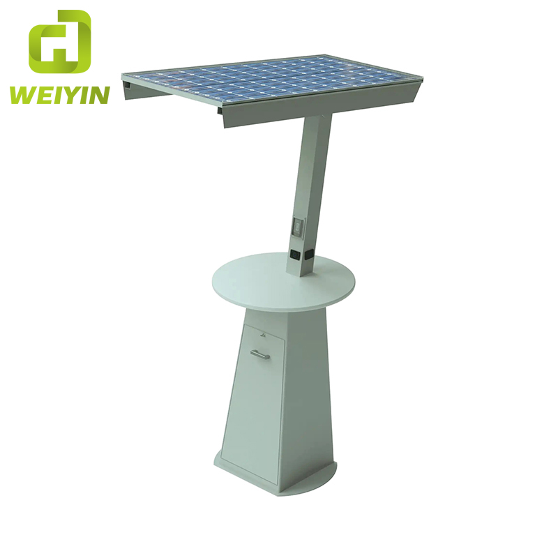 الطاقة الشمسية الذكية USB محطة شحن الهاتف المحمول للاستخدام في الهواء الطلق