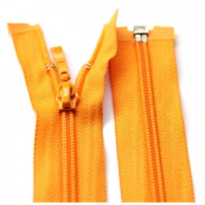 معطف القطن نهاية مفتوحة 70 سم 5 # سحاب النايلون 5