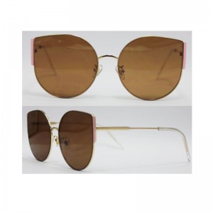 الجملة مخصص شعار نظارات شمسية المرأة الكبيرة عيون القط الإطار