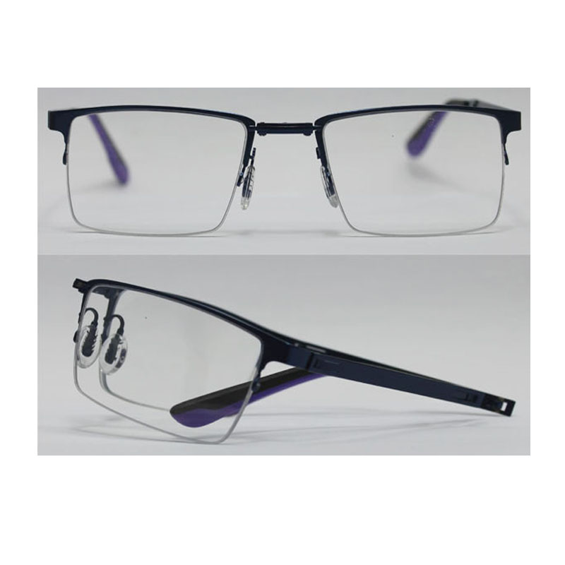 نظارة القراءة الأحدث للجنسين القابلة للطي مع معابد معدنية ، عدسة AC ، معايير CE و FDA ،