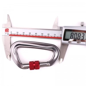 هوك في الهواء الطلق تسلق معسكر تسلق القفل الرئيسي متعدد الوظائف الجوز تسلق مشبك في الهواء الطلق معدات الصيد السريع قفل السلامة ال...