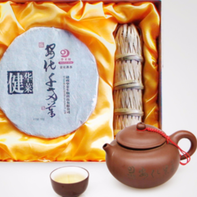 06 ألفين سلسلة كبيرة مجموعة الشاي هونان انهوا الشاي الأسود الرعاية الصحية الشاي